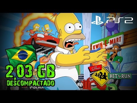 THE SIMPSONS HIT & RUN PT-BR ( PS2 ) • OPL • PCXS2 • AETHERSX2 • ISO DOWNLOAD