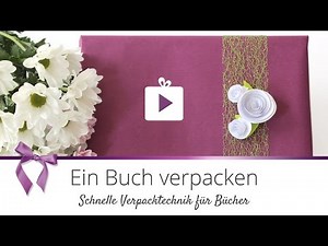 [Geschenke verpacken] Ein Buch verpacken - einfach | DANATO