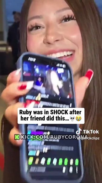 Ruby was in SHOCK after her friend did this…💀😭#rubycorona | ruby