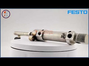 Festo DSNU-20-30-PPV-A Pneumatic Cylinder | 14.5–145 psi | DIN ISO 6432 | Compact & Precise Actuator