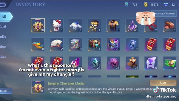 I got saber in the random bundle, HUHUHUHUHH I would like Chang'e's epic to hate you hate me moonton 😞 #MLBBProjectNext #MLBBNEXTCREATOR #mlbb #foryoupage #ateoshiro_mlbb #mlbbzhuxin #mobilelegendsbangbang #mlbbateoshiro #mlbbfreeepic #mlbbchange