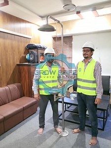 Full Body Safety Shower and Eye Wash Station The emergency showers and eyewash units are designed to generate an immediate water jet of sufficient volume to ensure primary cleaning intervention and first aid on body parts exposed to harmful substances or excessive heat. For industrial safety solutions; Landline: 92 21 3534 GSPL (4775) Voice: 92 333 323 5554 WhatsApp: 0321 3188605 Email: info@growsafehse.com Website: www.growsafehse.com Request a Quote: https://growsafehse.com/contact-us/ Our Cli