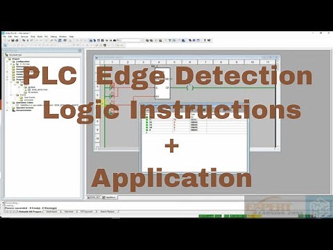 Lecture 17: UNITY PRO | plc programming | PLC Edge Detection Logic Instructions