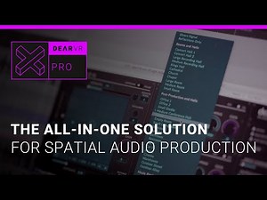 dearVR PRO | 3D Audio all-in-one solution for Binaural, Ambisonics & Multi-Channel production