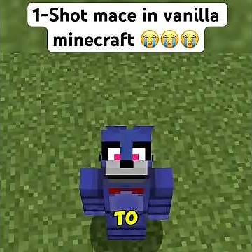 One Shot Trick with the Mace #minecraft #judelow