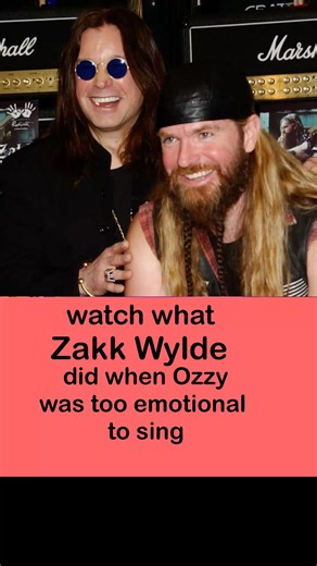 Zakk got Ozzy through Mama I’m Coming Home.