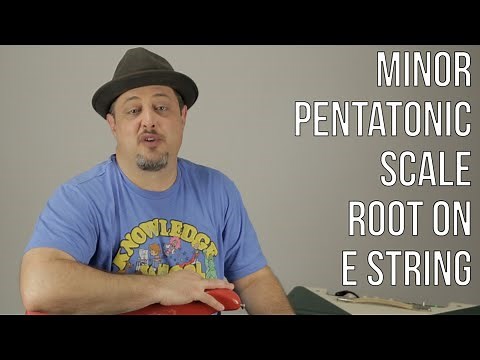 Learn the A Minor Pentatonic Scale with Root on "E" String (Part 1)