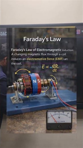 AC Generator Explained in 60 Seconds | Class 10 & 12 Physics | Board Exam 🔥#cbsephysics #physics
