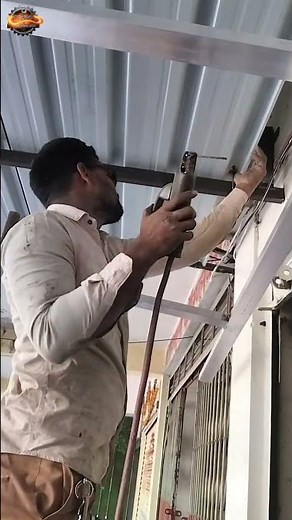 Low Cost Iron Shed Welding Work | Tin Sheet Rekula Shed Installation Step By Step#TinShed
