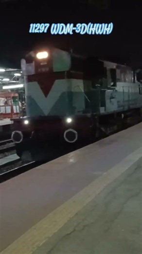 11297 WDM-3D(HWH)#train#railway#indianrailways#rail#railways#nr#bp#line#railtrack #locomotive#shorts