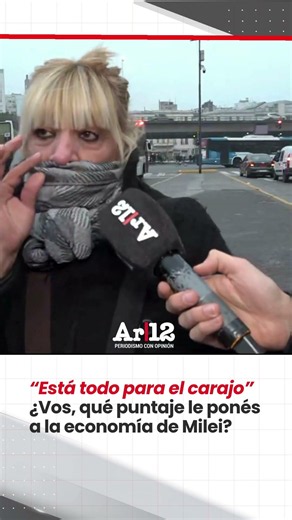 “ESTÁ TODO PARA EL CARAJO” ¿VOS, QUÉ PUNTAJE LE PONÉS A LA ECONOMÍA DE MILEI?