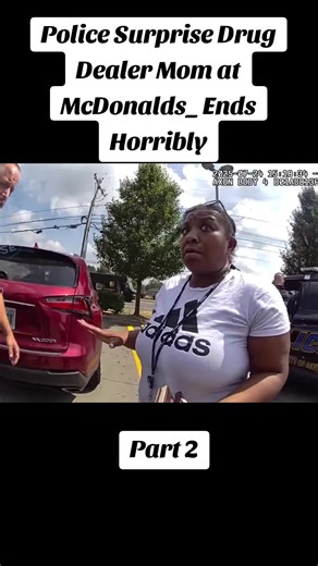 Police Surprise Drug Dealer Mom at McDonalds_ Ends Horribly #policeofficer #police #cops #bodycam