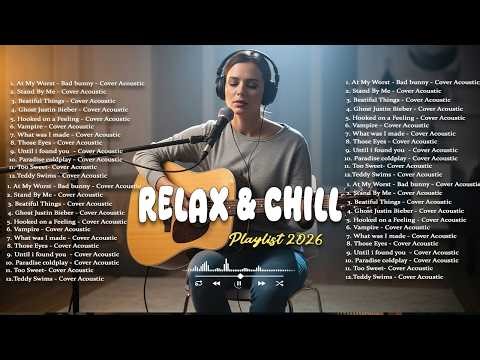 Top Acoustic Cover Love Song 2026 💗🎧 | Relax & Chill Vibes | Bruno Mars, Adele, Billie Eilish