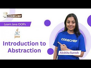 Introduction to Abstraction | OOPs using Java | Codechef Learn