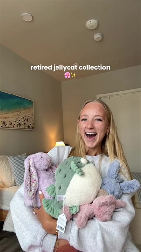 my retired jellycat collection tour 🌸✨ #jellycat #jellycatcollection | jellycat
