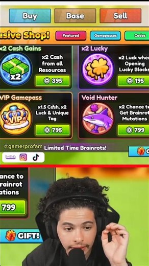 Buying Vip Pass in Be a Lucky Block 😀