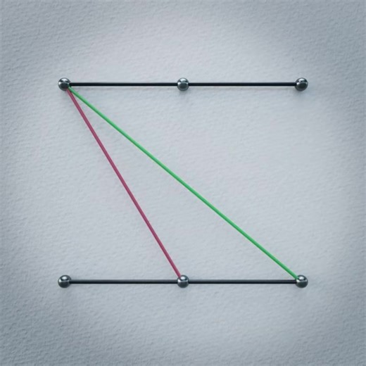 Pappus's hexagon theorem another beautiful little geometry gizmo. #mathtok #maths #matematica #mathhack #stemtok #hexagon #geometryart #pappus #mathematik #geometry #math | Reason-why