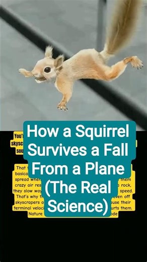 How a Squirrel Survives a Fall From a Plane (The Real Science)