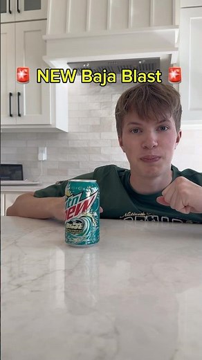 NEW Baja Blast Soda! #trying #soda #mtndew #bajablast #yummy