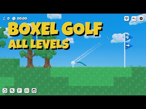 Boxel Golf - All Levels Tutorial