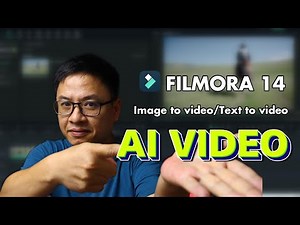 Wondershare Filmora 14 AI Video Generator Tutorial For Beginners