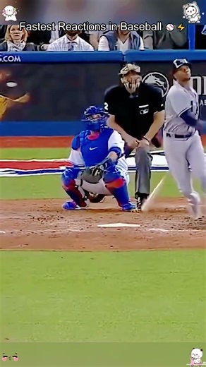 Fastest Reactions in Baseball ⚾⚡#mlb#baseball#pitcher#reflex #foryou