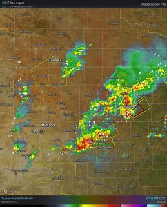 102K views · 253 reactions | 9:30 PM Radar update: Severe storms continue across West Central Texas. Our next round of storms is starting to develop over West Texas. These storms are expected to move through overnight tonight. | US National Weather Service Abilene/San Angelo Texas | Facebook