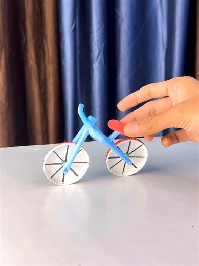 DIY cycle craft #diyproject #papercraft #toy #funny #paper