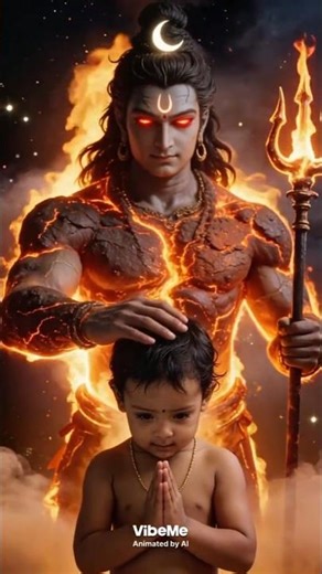 🧿Goosebumps🔥😍Sanatani phonk #trending #sanatani #shiva #blessings #baby #ai #gemini #trend #ashna