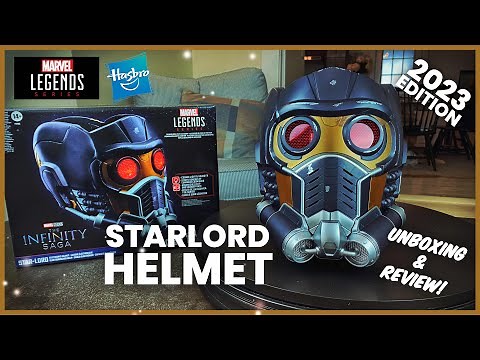 Marvel Legends: Star-Lord Helmet (2023) Unboxing + Review! @hasbroOfficial @hasbropulse