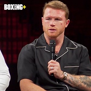 176K views · 2.9K reactions | Canelo Alvarez pays respect Edgar Berlanga, who referred to him as his role model after the fight 欄 | Boxing News Plus | Facebook