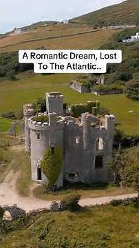Clifden Castle in county Galway,ireland