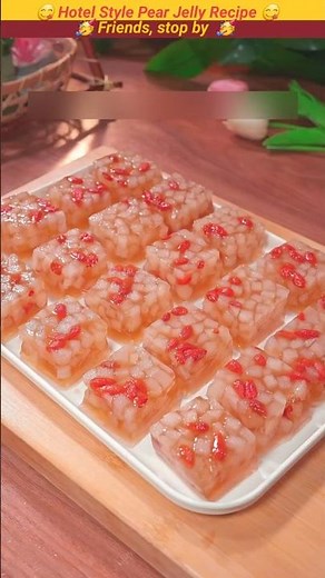 Pear Jelly Dessert 🍐✨ | Easy Homemade Summer Treat