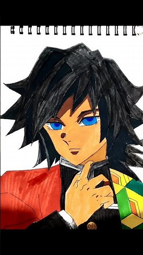 How to Draw GIYU (Step by Step)