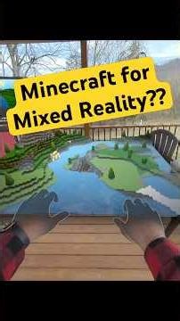 A mixed reality game like Minecraft for Meta Quest??
