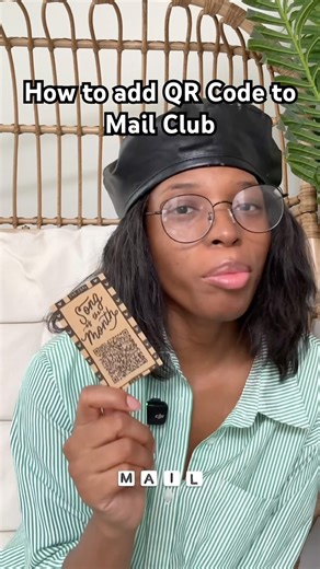 Add a QR code to your print club #mailclub #booktok #artbusiness #snailmailideas