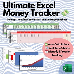 Ultimate Financial Planner Spreadsheet | Monthly Budget Tracker | Income, Expenses, Savings and Analytics | Excel Spreadsheet - Etsy