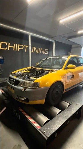 22 Seconds of DIY Race Car Transformation 🤯(2025) #diy #racecar #audi #diyprojects #bigturbo #dyno