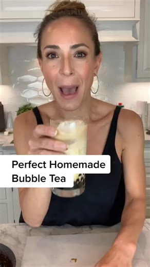 Easy Homemade Bubble Tea! I’ve got the perfect recipe! #foryoupage #howto #diy #obsessedwithit #recipe #homecook #easyrecipe #quickrecipe #bubbletea