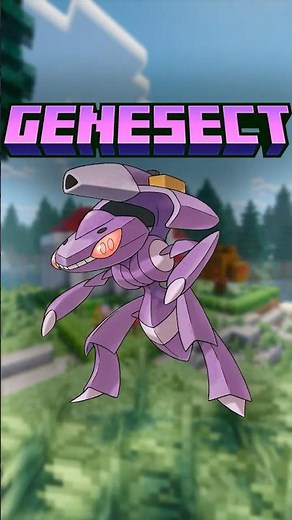 This is how you get Genesect easily 🤩 #minecraft #cobblemon #pokemon
