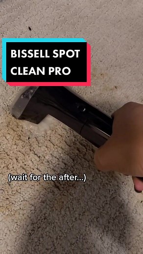the video I'm been waiting to make: using my Bissell Spot Clean pro! #cleantok #cleaningtiktok