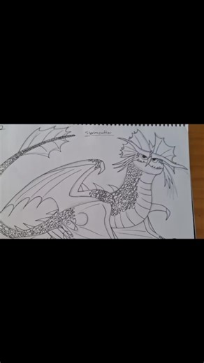 Stormcutter Dragon Drawing Progress and Tips