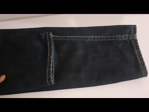 TUTO / COMMENT RÉTRÉCIR LE JAMBE D'UN PANTALON JEAN