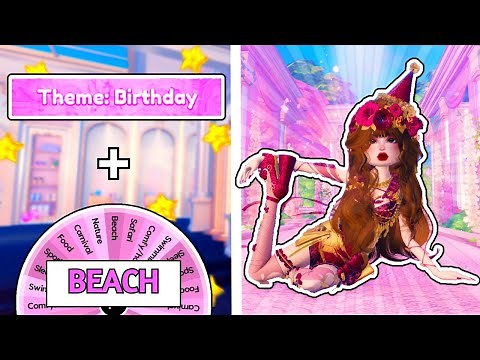 COMBINING THEMES (w/ a MYSTERY wheel) in Dress To Impress! - Roblox