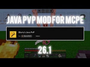Blurry's java pvp for MCPE.(26.1)