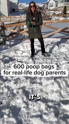 600 poop bags so you’re never caught without one. Leak-proof, extra thick, and actually last