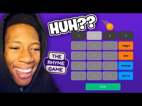 I Played The Hardest Rhyming Game...