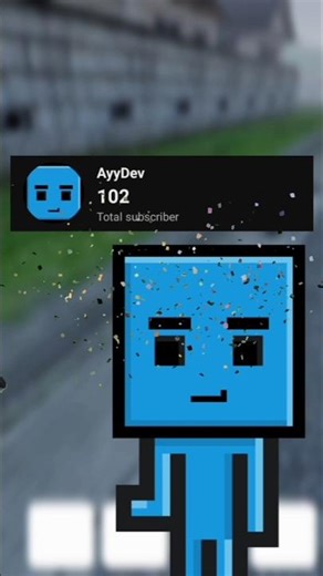Gua berhasil mencapai 100 subscriber! #gamedev #ayydev #tanks #special #100subscribers #shorts