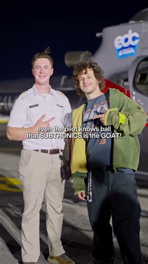 Even the Pilot Knows Subtronics Is the GOAT at EDC Las Vegas