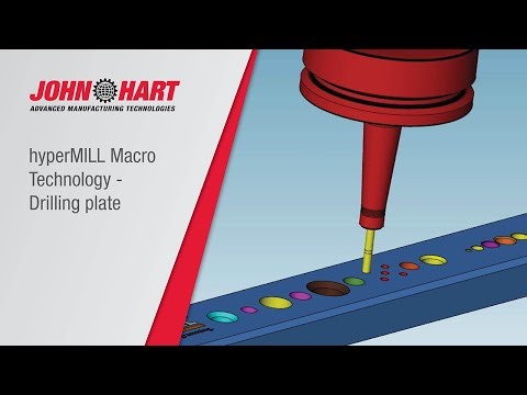 hyperMILL Macro Technology - Drilling plate